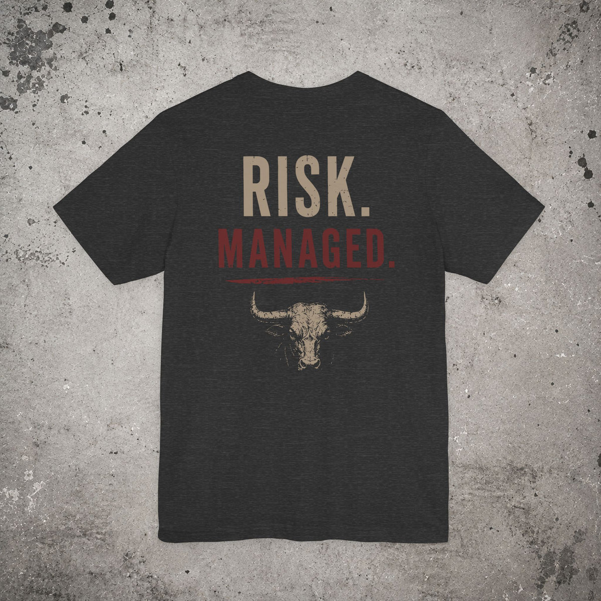 Risk Managed Backprint T-Shirt – Trading Graphic Tee