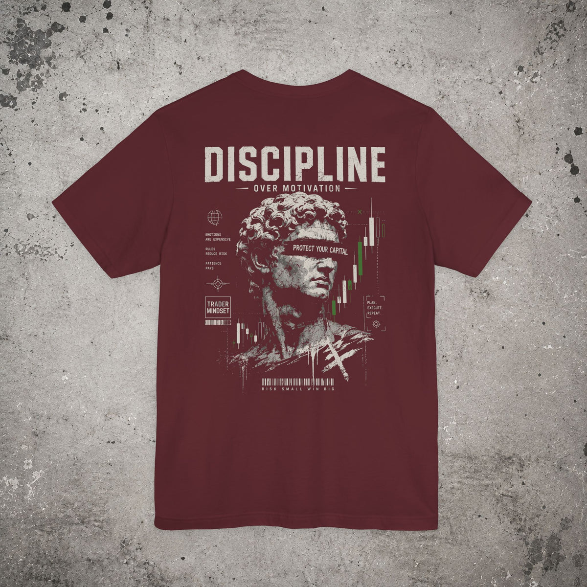 Discipline Backprint T-Shirt – Trading Graphic Tee