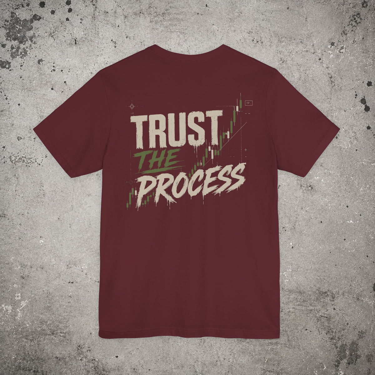 Trust the Process Backprint T-Shirt – Trading Graphic Tee