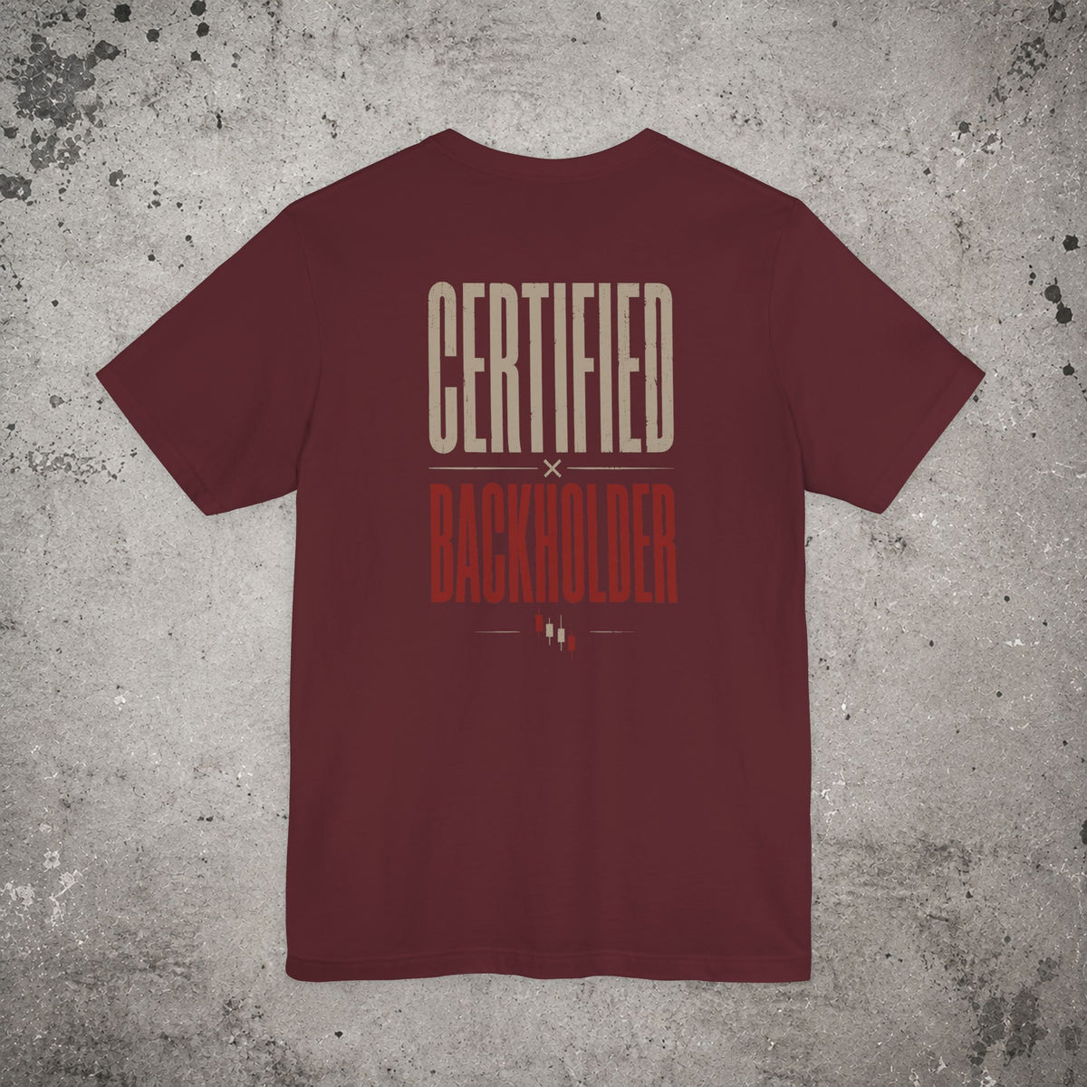 Certified Backholder Backprint T-Shirt – Trading Graphic Tee