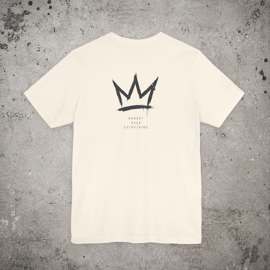 Market Over Everything Backprint T-Shirt – Trading Graphic Tee