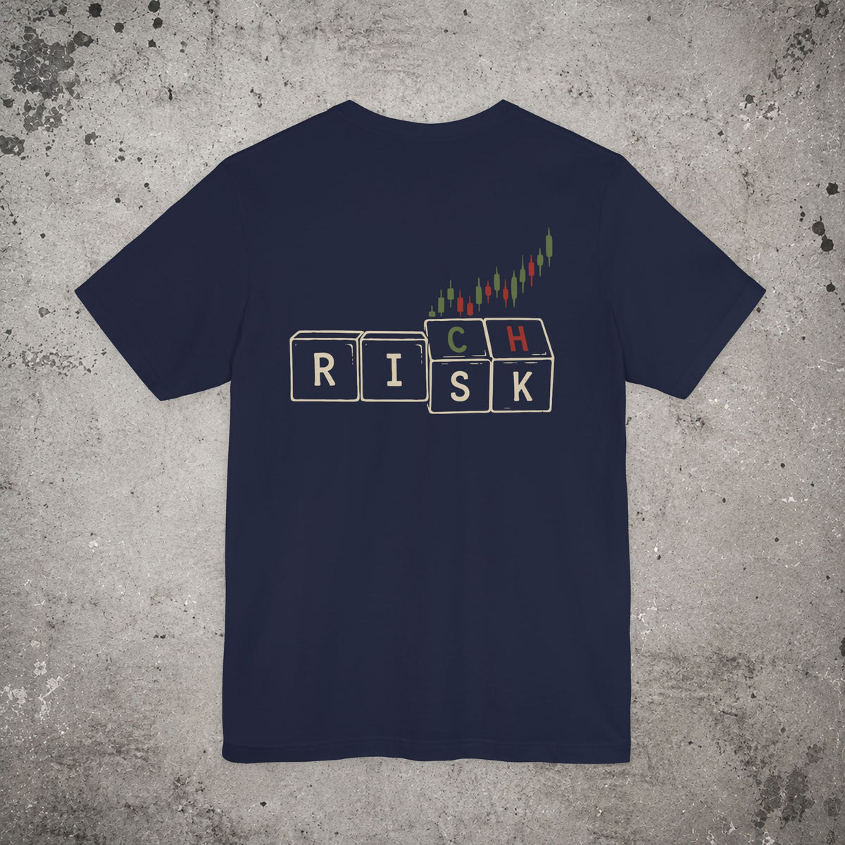Rich Risk Backprint T-Shirt – Trading Graphic Tee