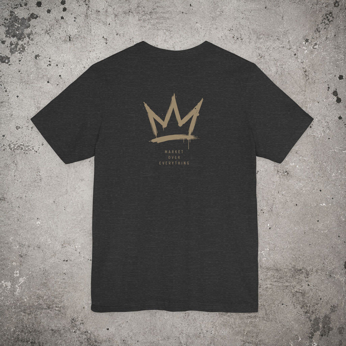 Market Over Everything Backprint T-Shirt – Trading Graphic Tee